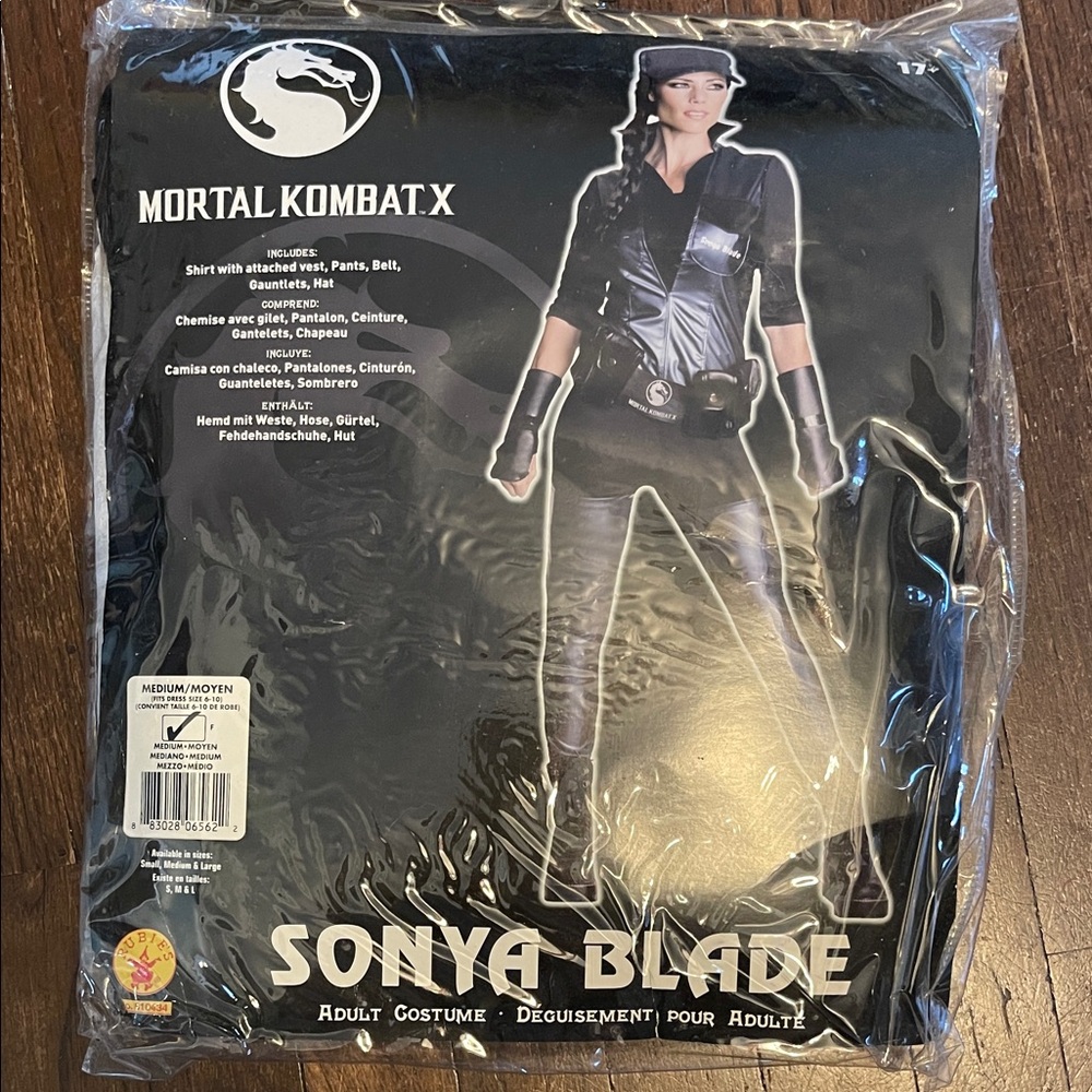 Black Costume Set with Accessories